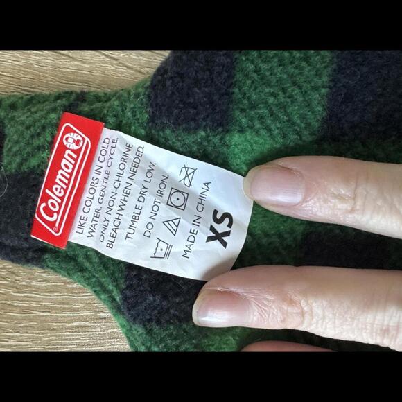 Coleman Pet Jacket - Reversible - Green Puffer Coat for Dogs - XS - Picture 5 of 9